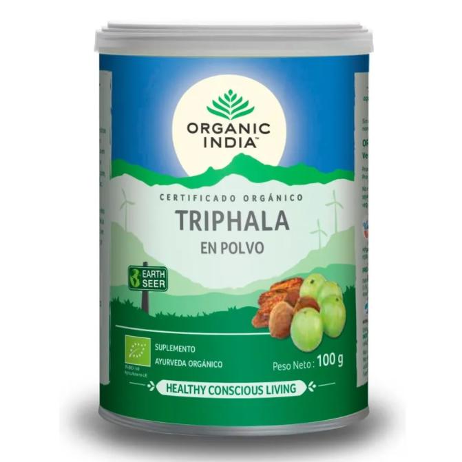Triphala w proszku organicznym Tin 100 g