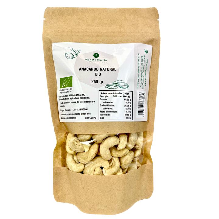 Anacardi naturali ECO Planeta Huerto 250 g