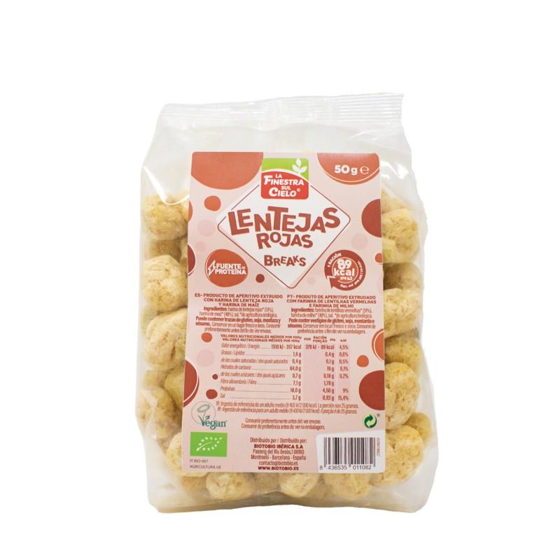 Röda linser BIO La Finestra Sul Cielo 50 g