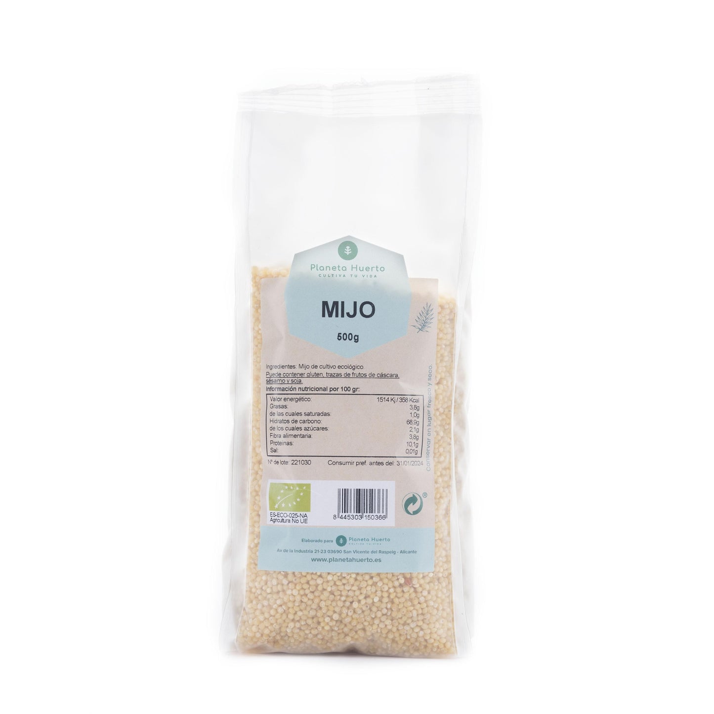 Skalad hirs ECO Planeta Huerto 500 g