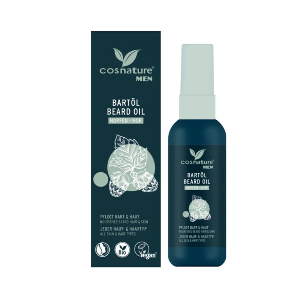 Biologische baardolie met hop, Costanute, 50 ml