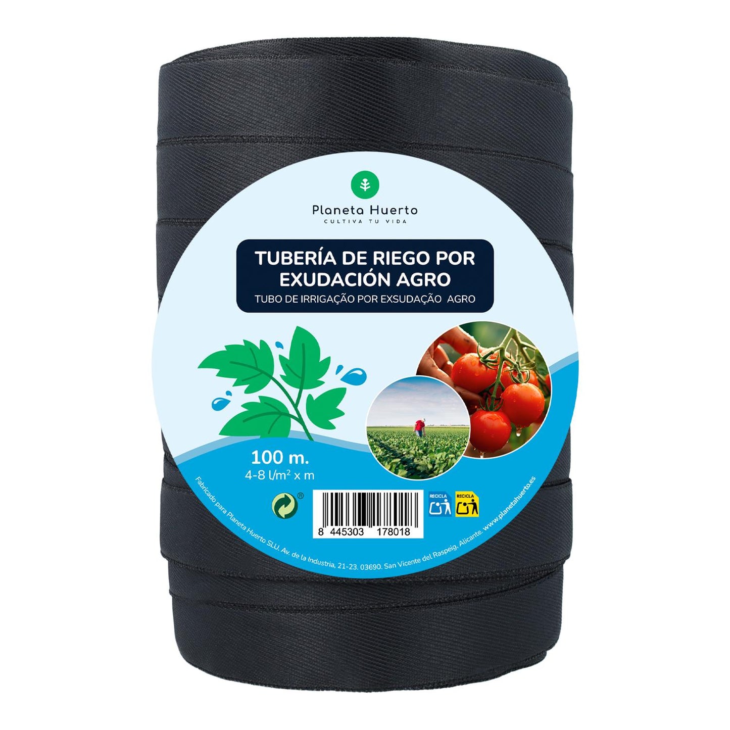 Ausscheidungsrolle Agro Planeta Huerto 100 m