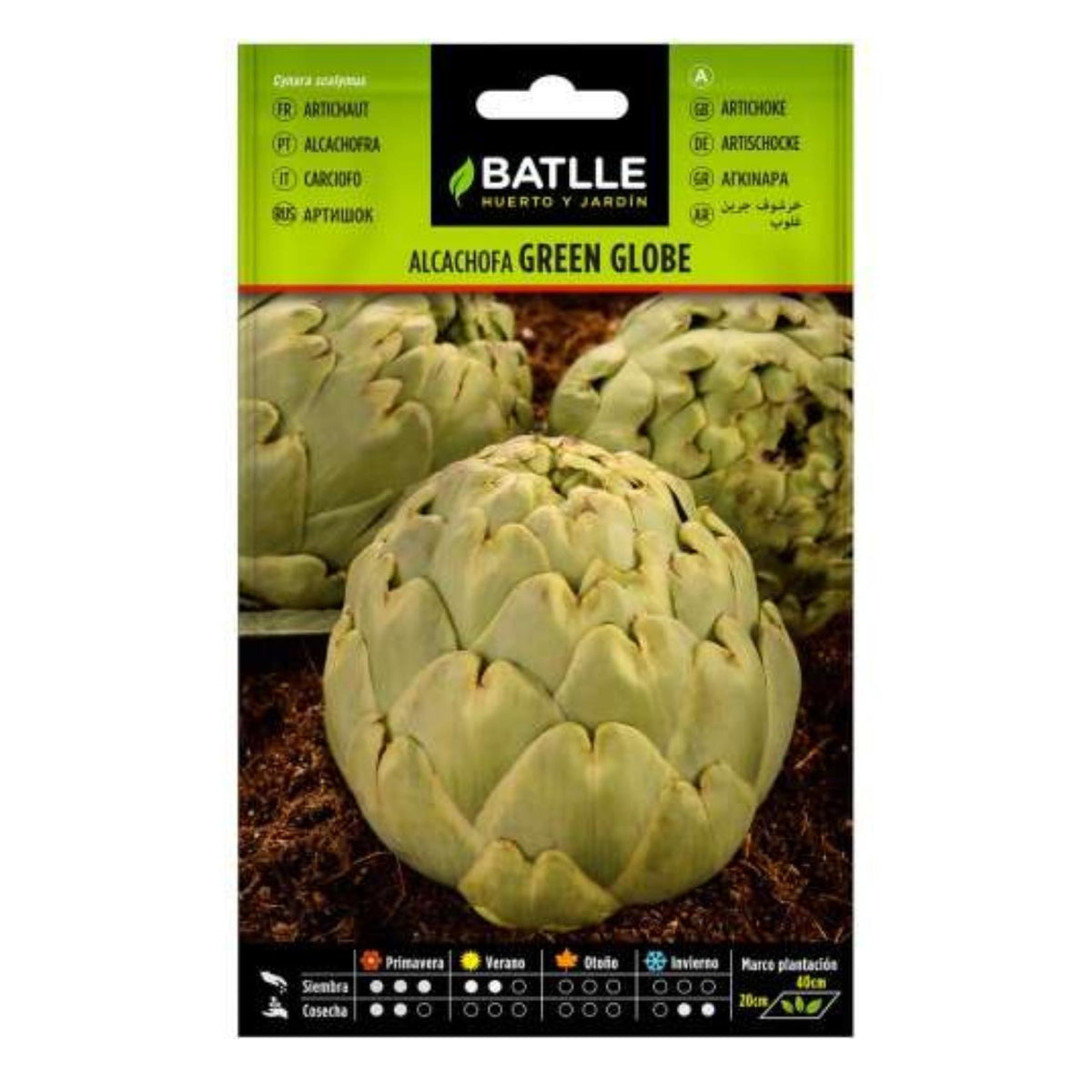Artischockensamen Green Globe Batlle