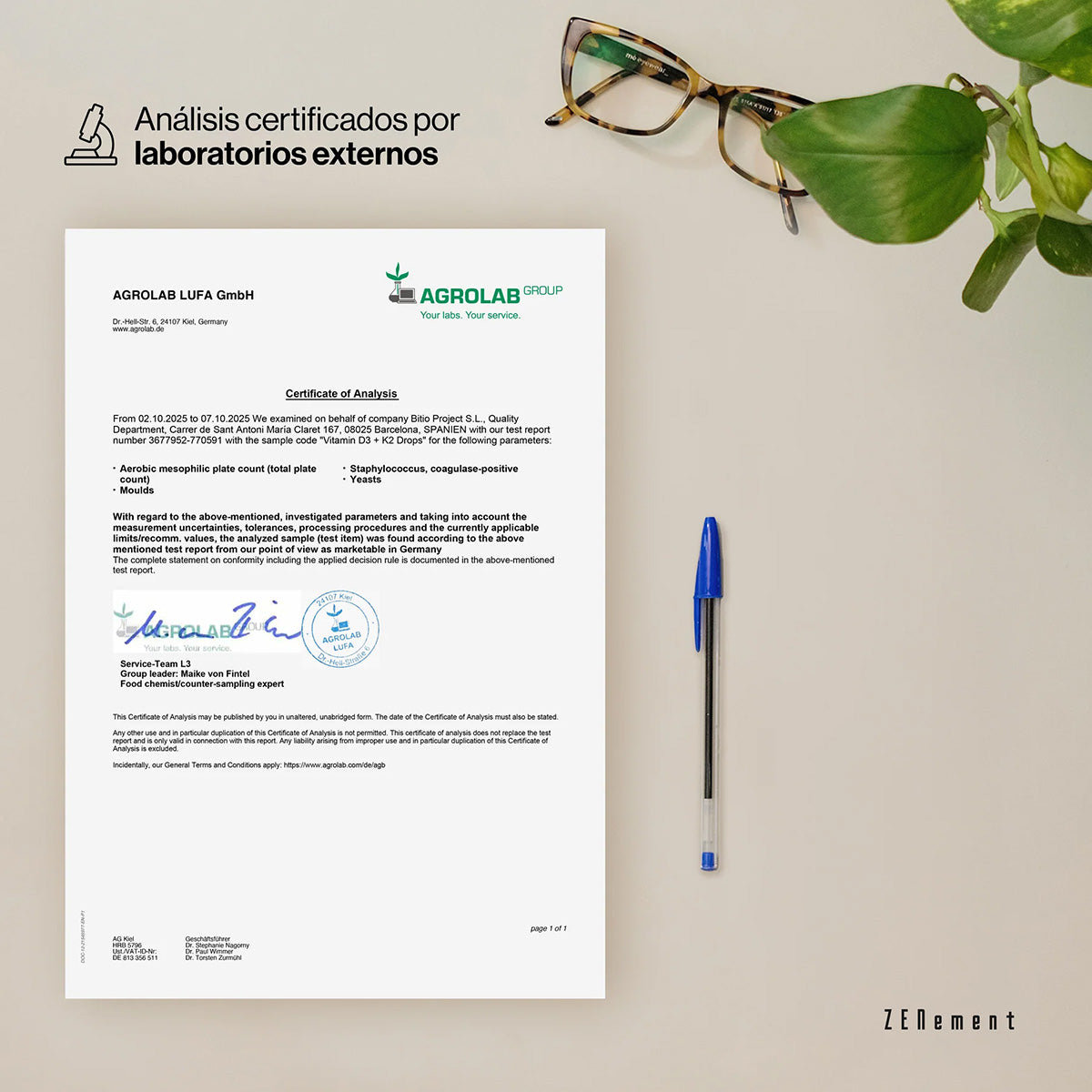 Witamina D3 + K2, cholekalcyferol (2000 IU) i MK-7 (150 μg) Zenement, 200 tabletek