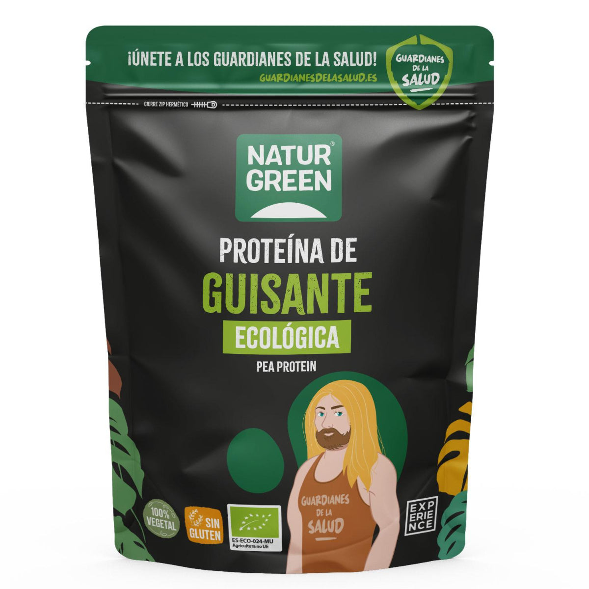 Biologische erwteneiwitten Naturgreen 400 g
