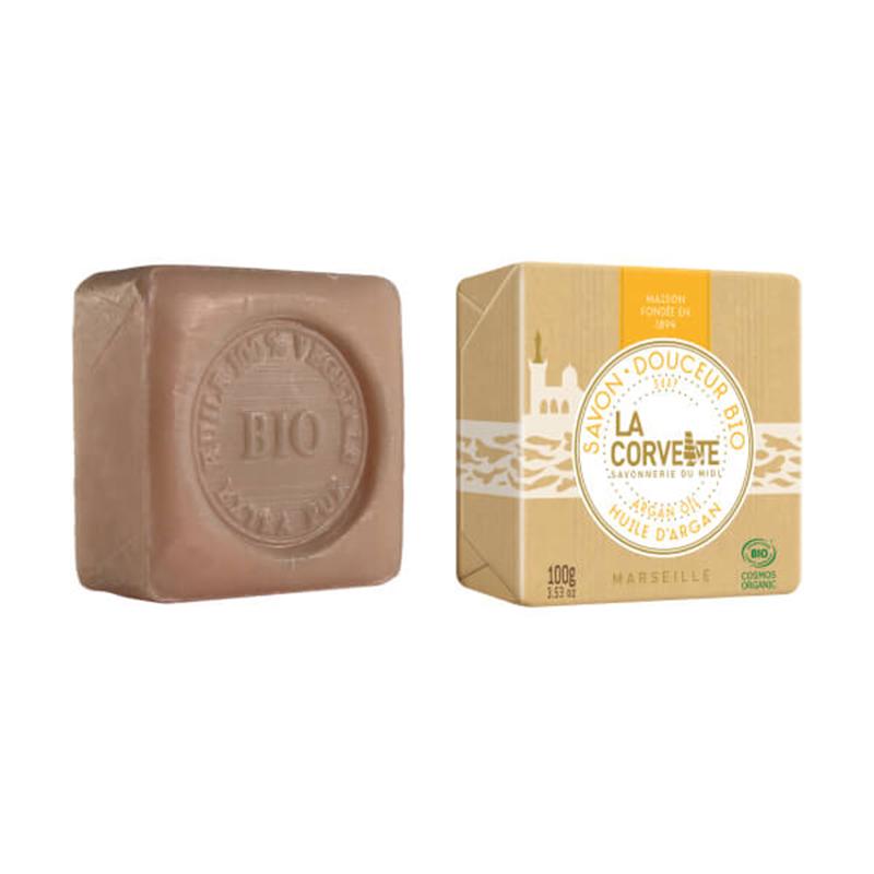 Naturseife in Stückform Arganöl BIO La Corvette 100 g
