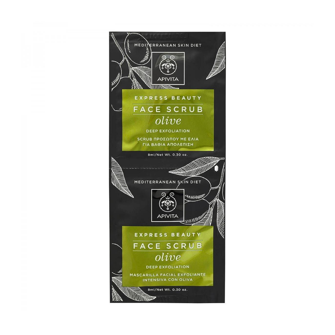 Express Beauty Apivita Tiefenpeeling-Creme 2 x 8 ml