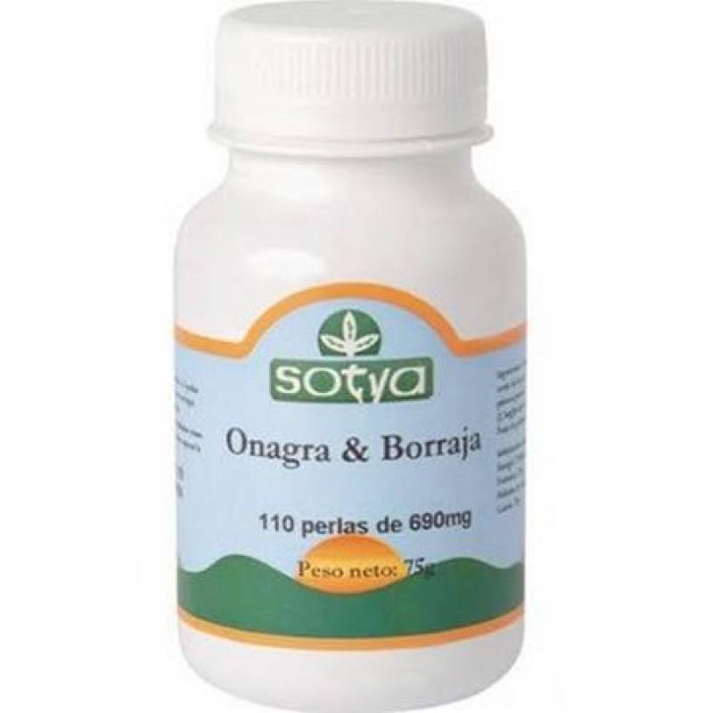Onagre et bourrache Sotya 110 perles 690 mg