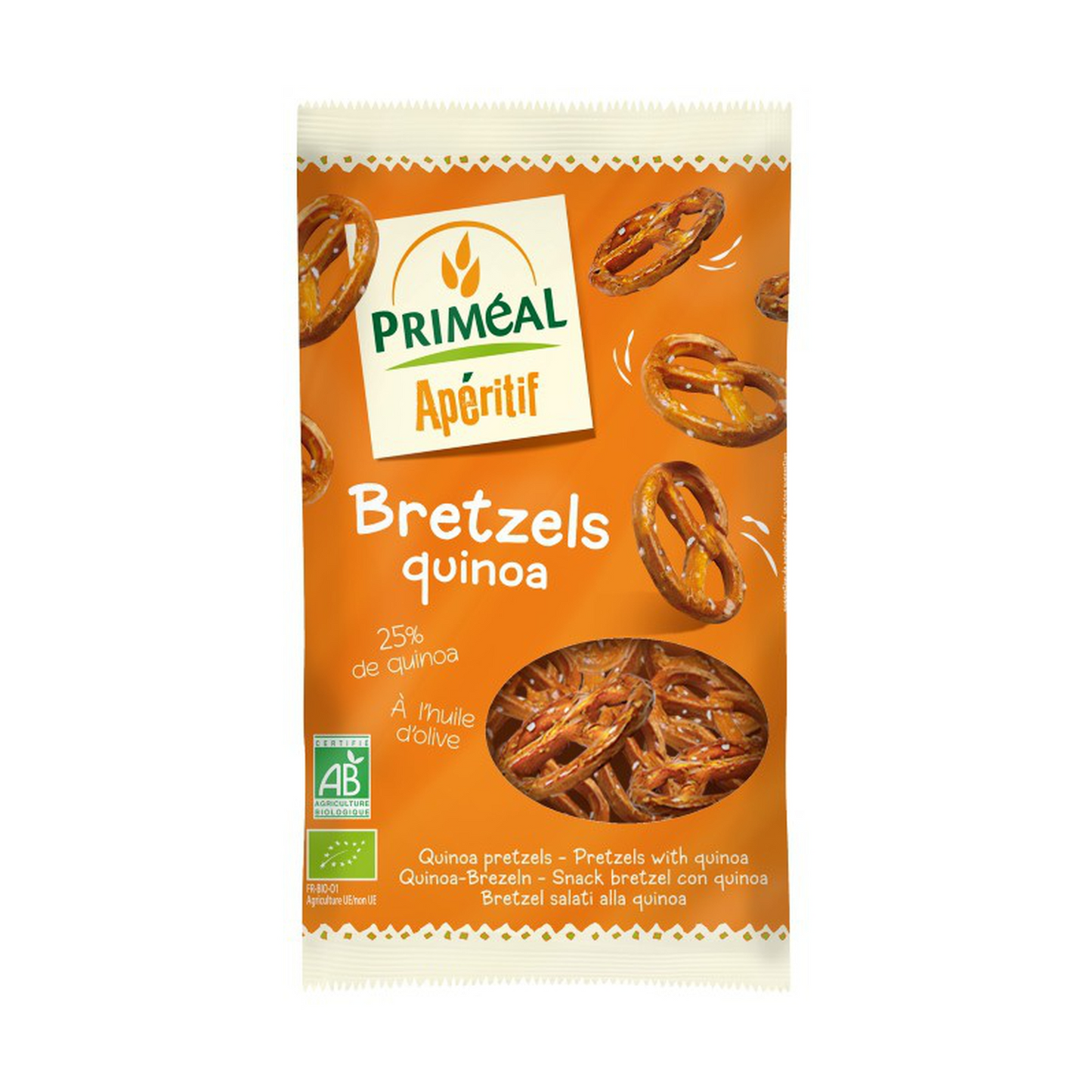 Bretzels au quinoa BIO priméal 200 g