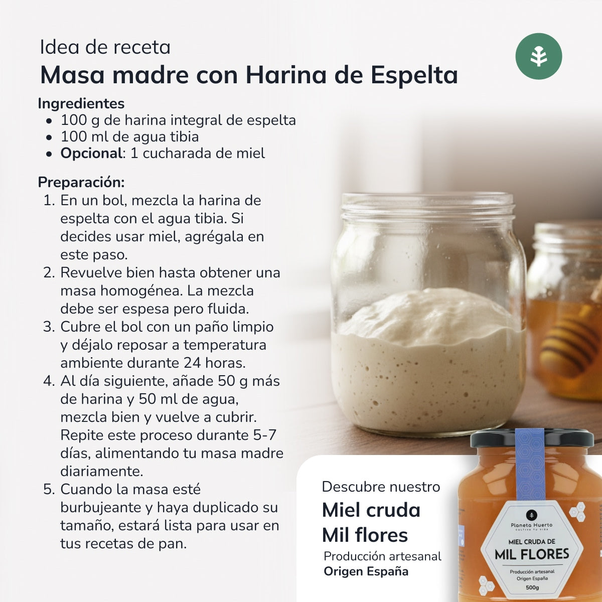 Mąka orkiszowa razowa Eco Planeta Huerto 800 g