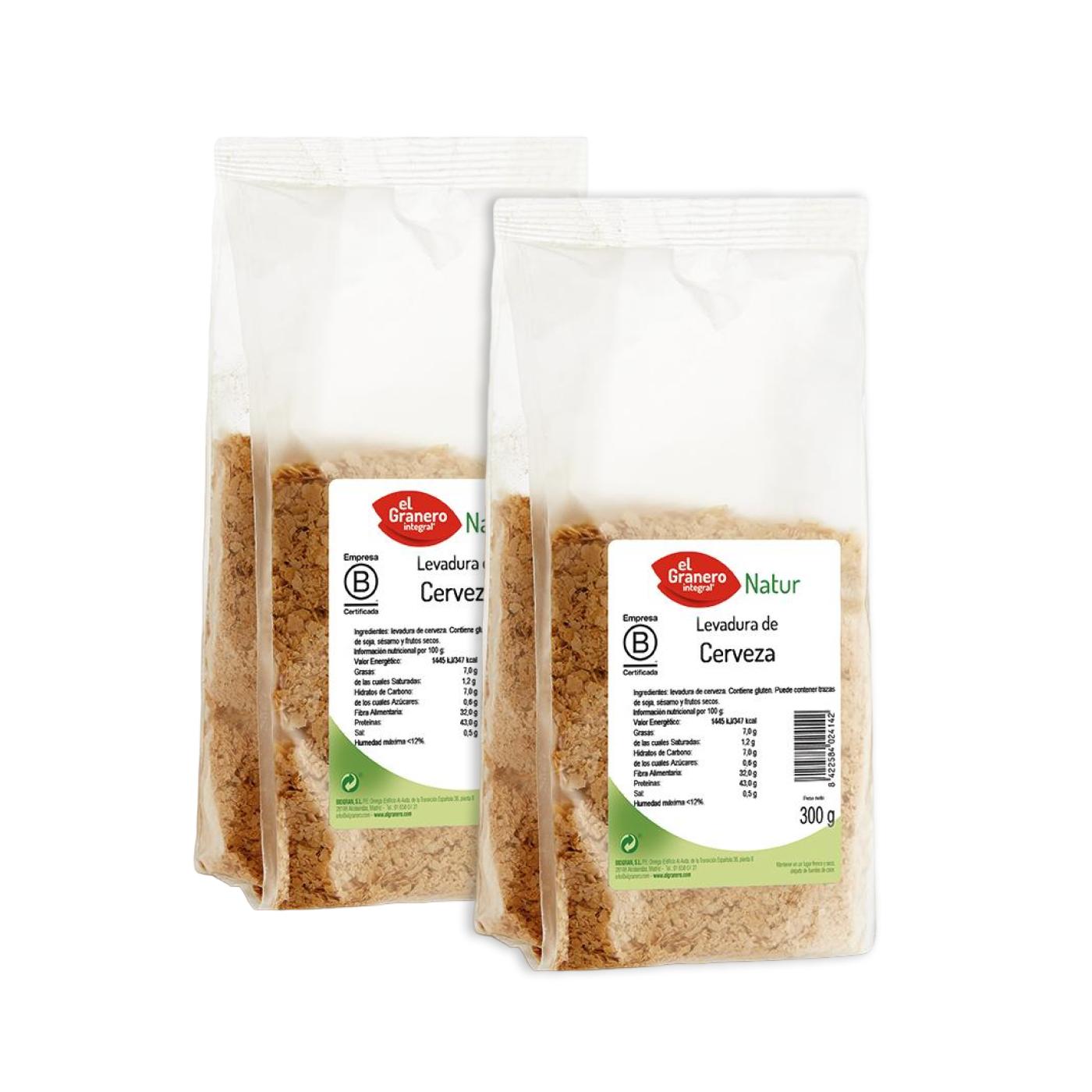 2er-Pack Bierhefe El Granero 300 g