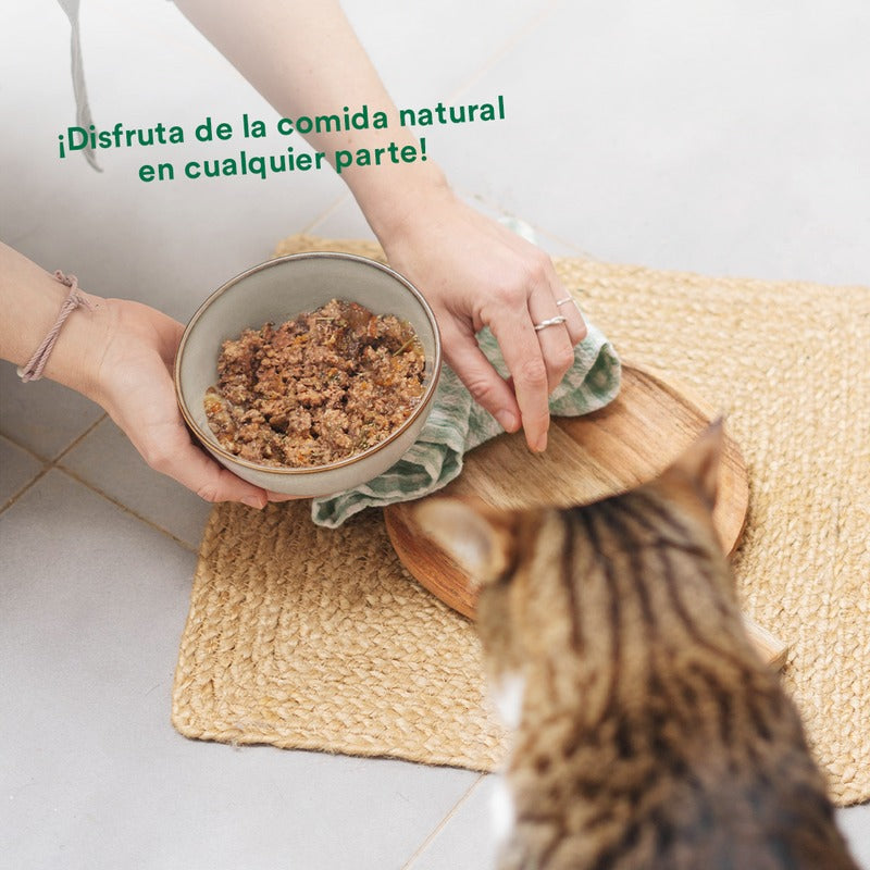Pack porc et légumes BARF pour chats 6 x 120 g Wild Balance