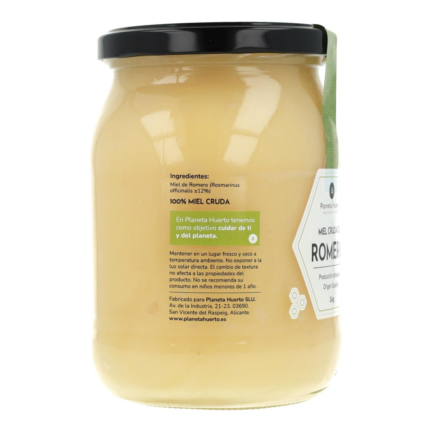 Rozemarijn rauwe honing Planeta Huerto 1 kg