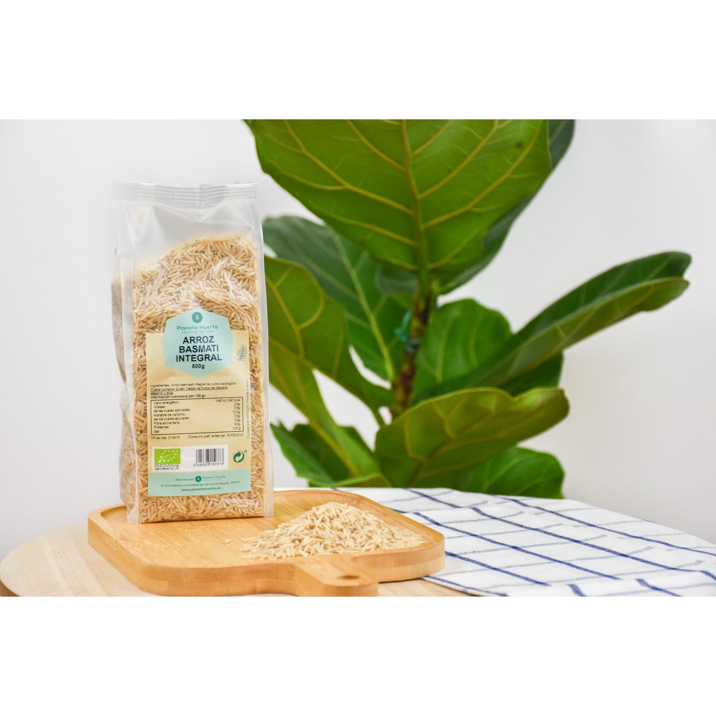 Fullkornsris av basmati ECO Planeta Huerto 500 g