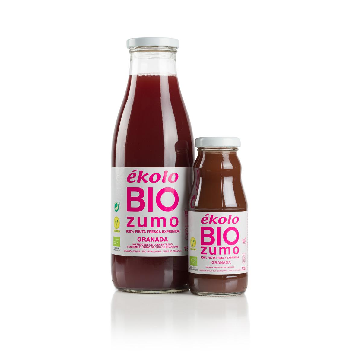 100% biologisch granaatappelsap ékolo 750 ml