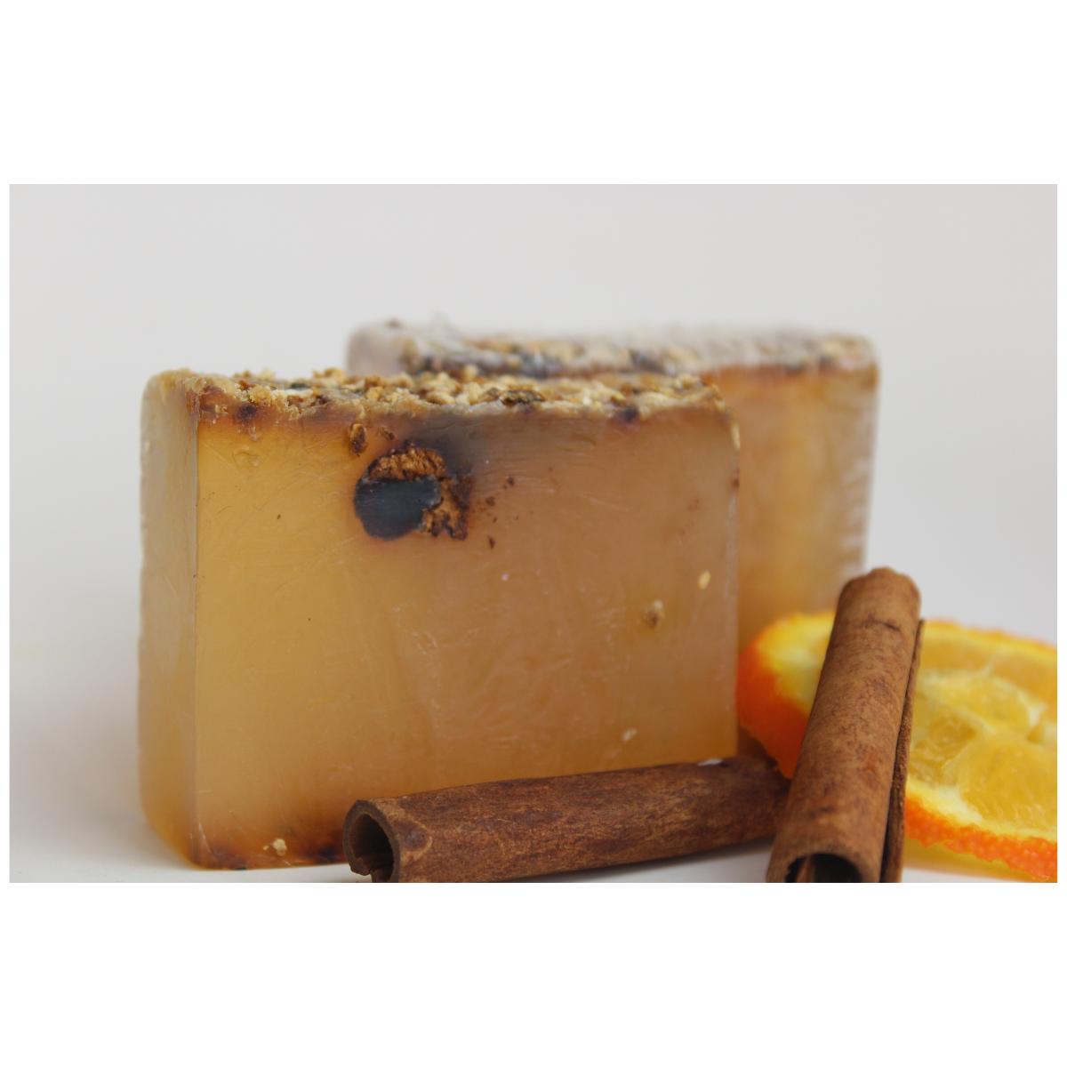 Natural glycerin soap cinnamon and orange peel 100 g