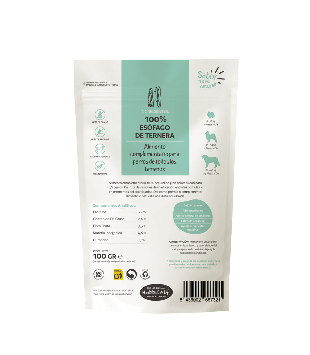 Hobbitalf Beef Oesophagus 100 g