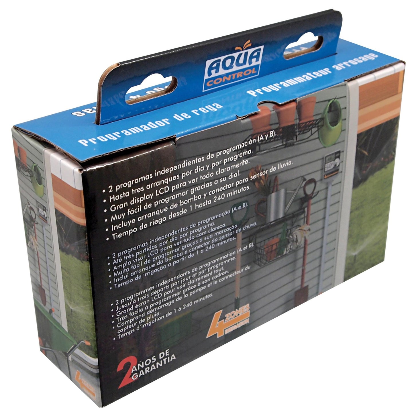Bevattningsprogrammerare för 6 zoner Aqua Control