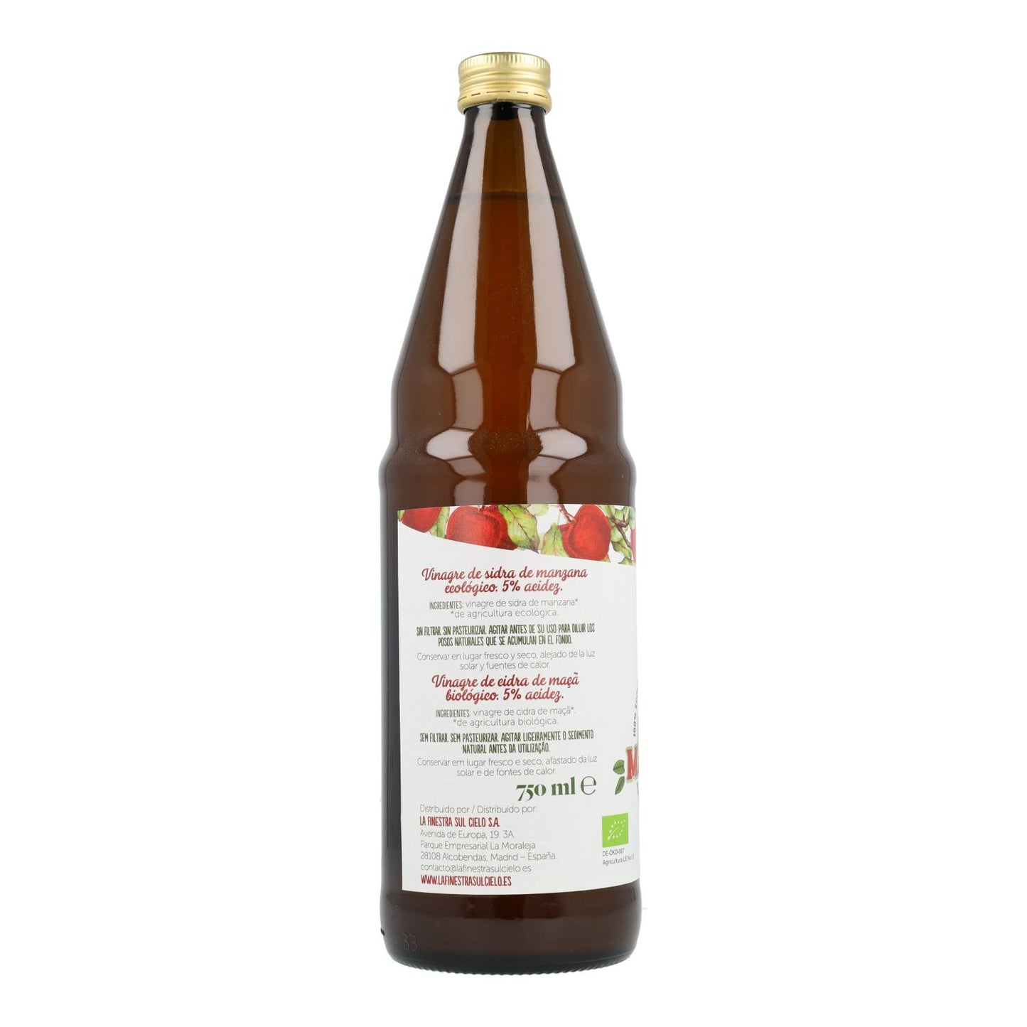 Biologische appelazijn La Finestra Sul Cielo 750 ml