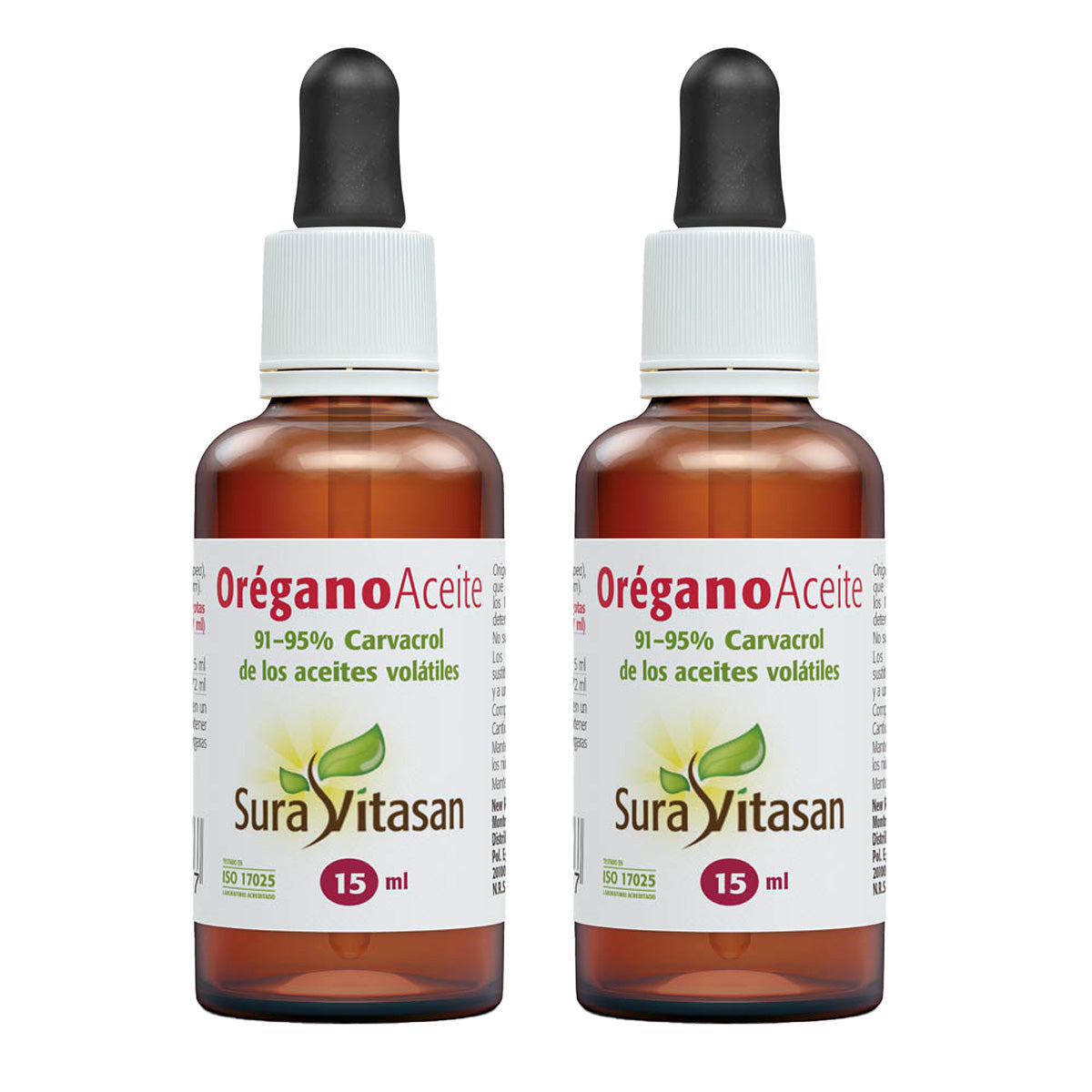 Pakket 2x Wilde oregano-olie, Sura Vitasan, 15 ml