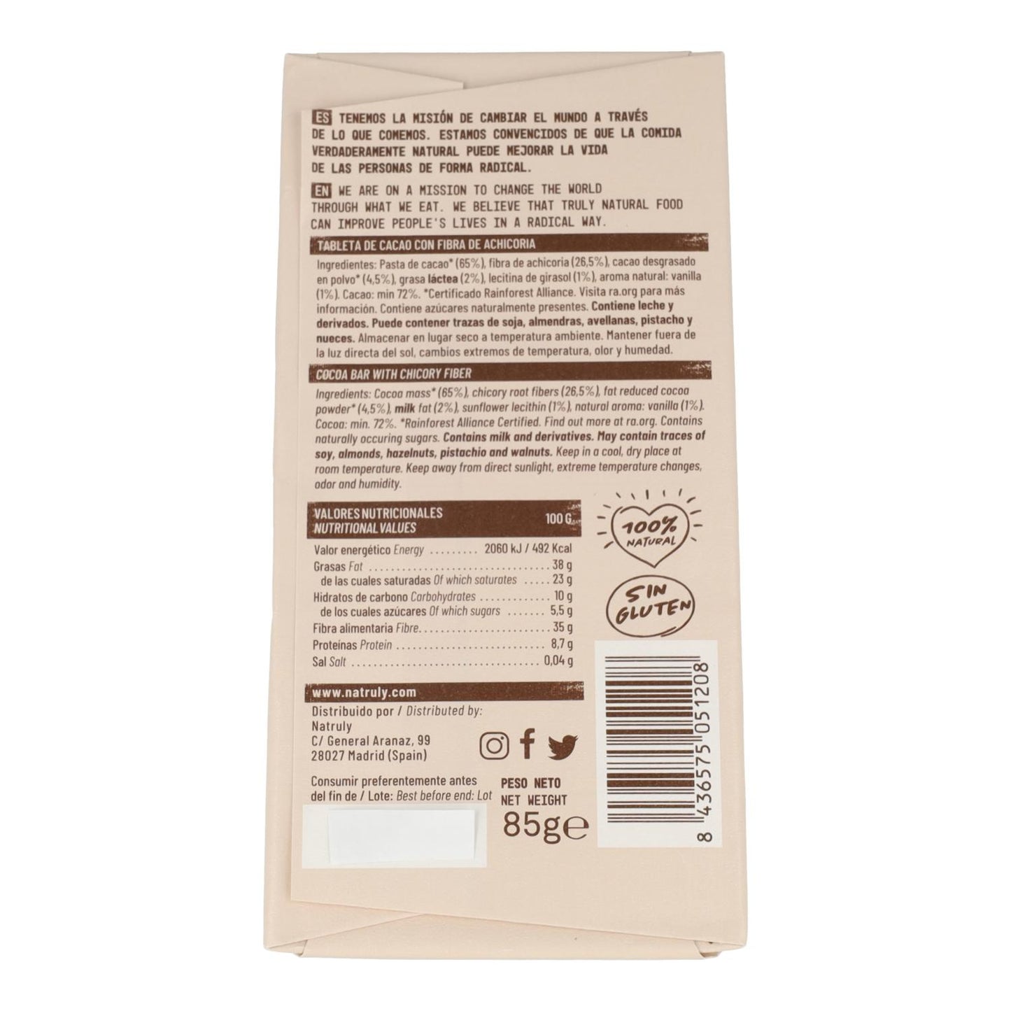 Natruly Dark Chocolate Chocolicious