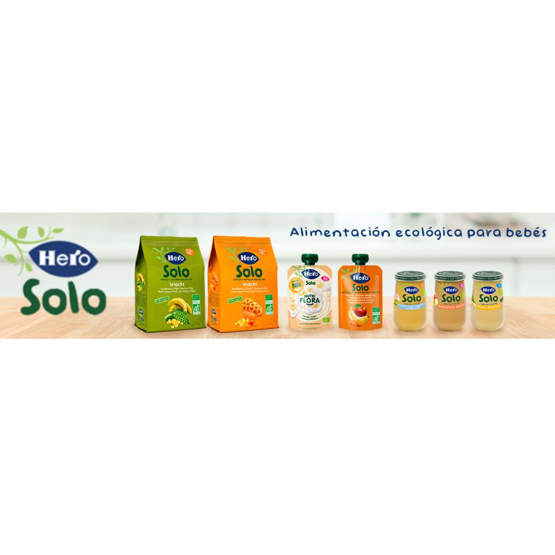 Zakje met appel, banaan en wortel 100% Eco 100 g - Hero Solo