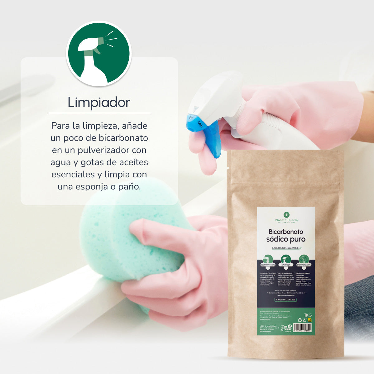 Pak 6xBicarbonaat van soda Planet Garden 2,5 Kg