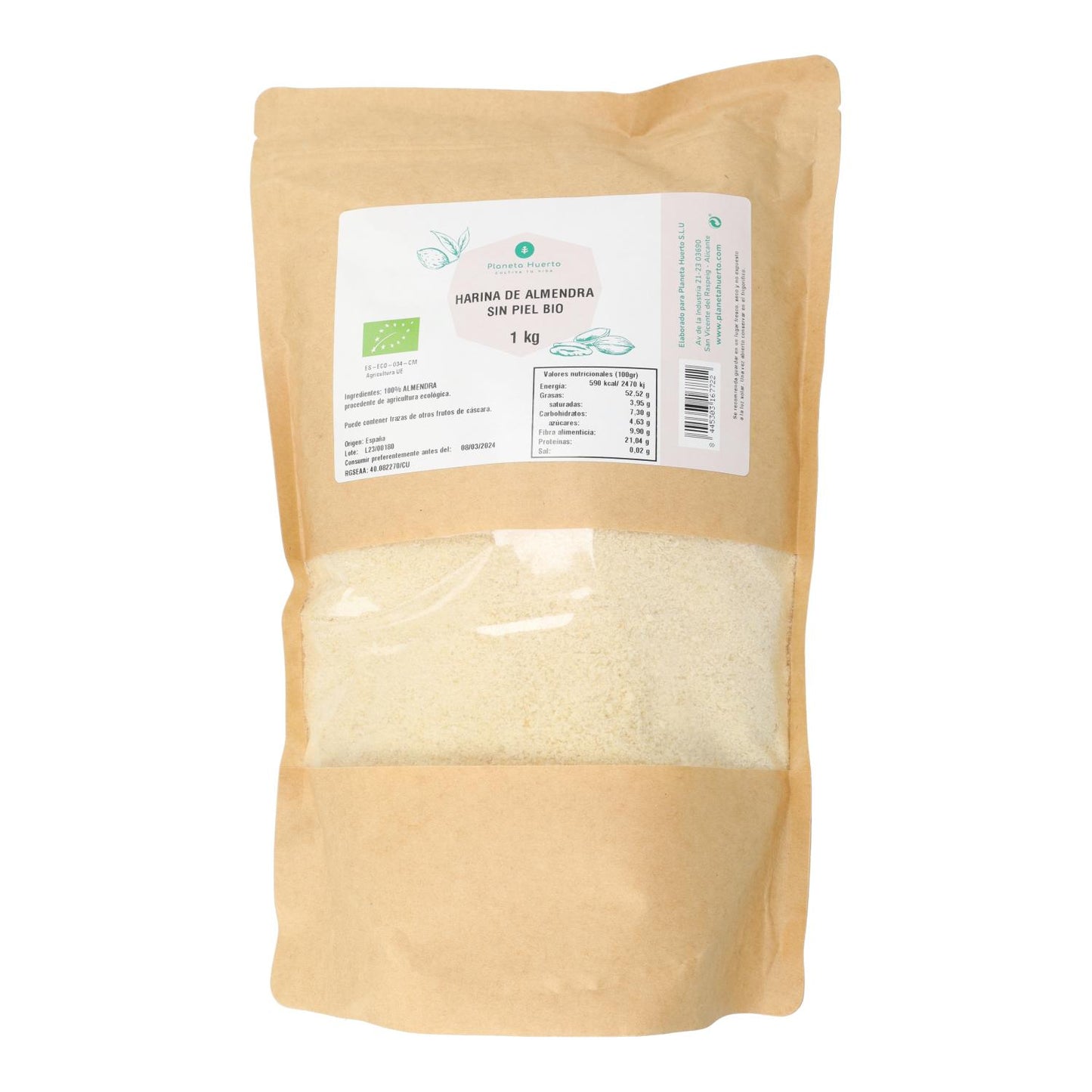 Amandelmeel ECO Planeta Huerto 1 kg