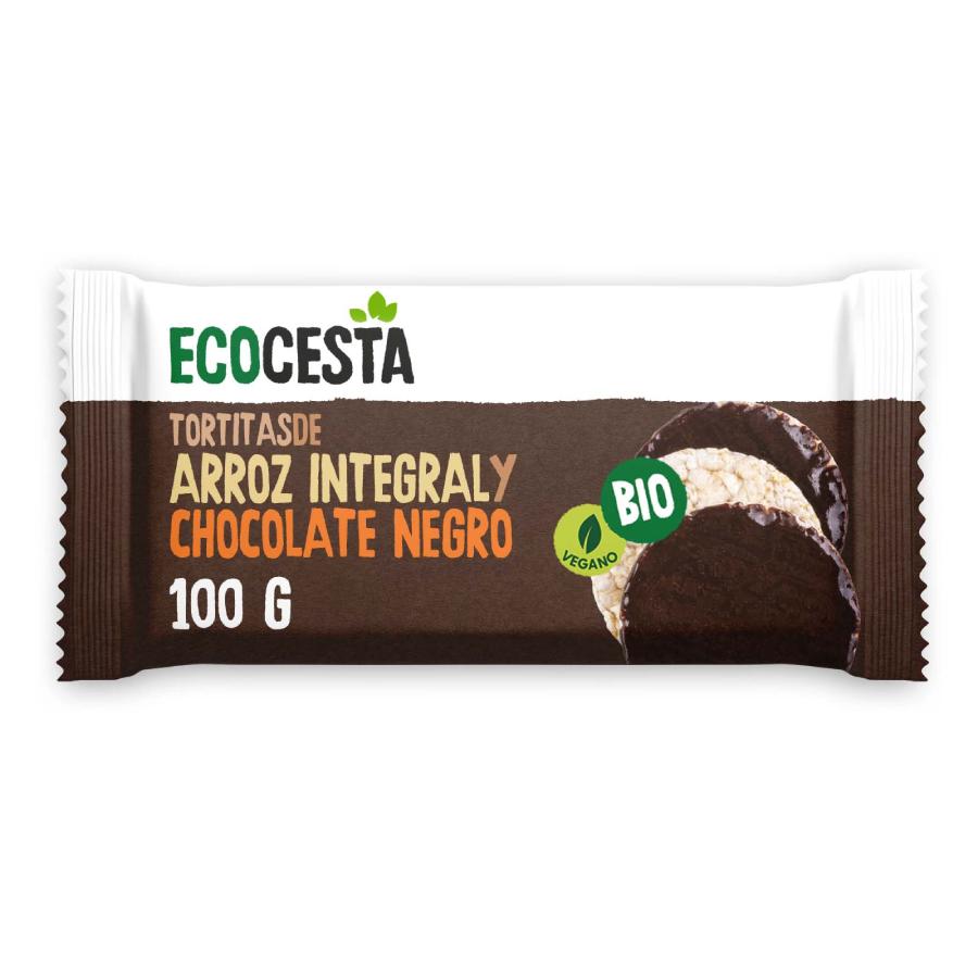 Reiswaffeln mit dunkler Schokolade BIO Ecocesta 100 g (6 Stück)
