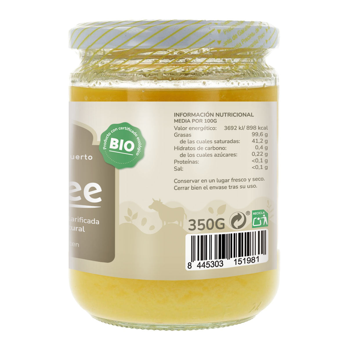 Opakowanie 2x masło klarowane Ghee ECO Planet Orchard 350 gr