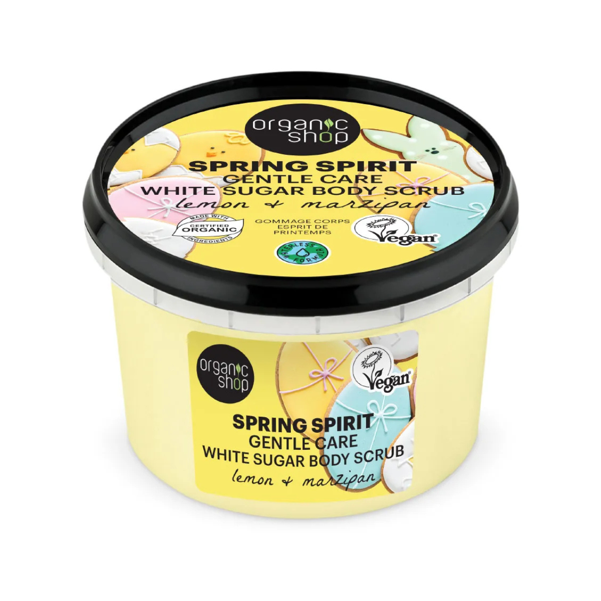 Esfoliante corpo delicato allo zucchero Spring Spirit Organic Shop 250 ml