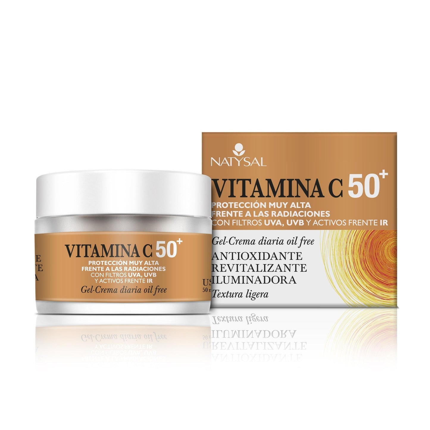 Vitamine C-crème SPF50+ Natysal 50 ml