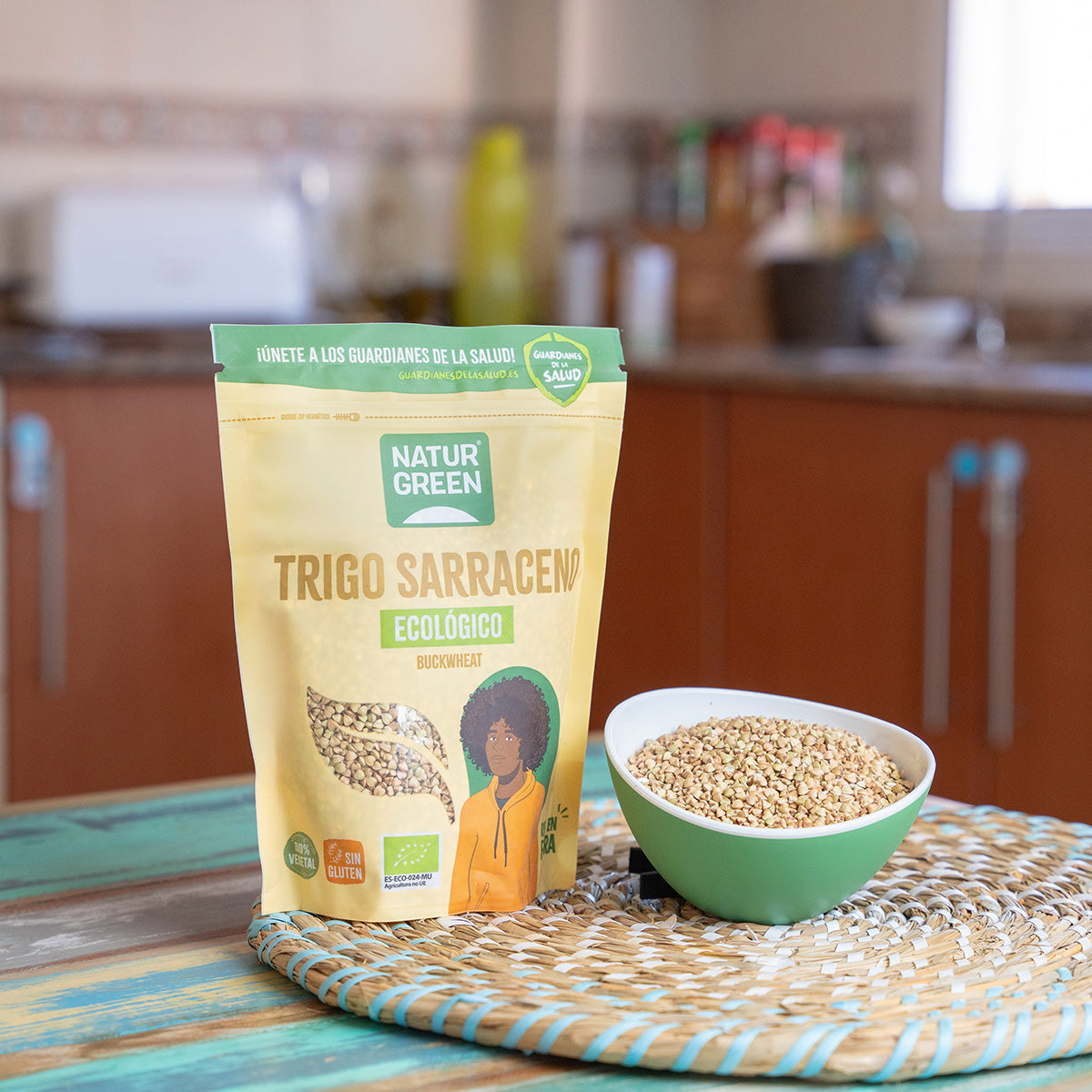 Glutenvrije biologische boekweit, Naturgreen, 500 g