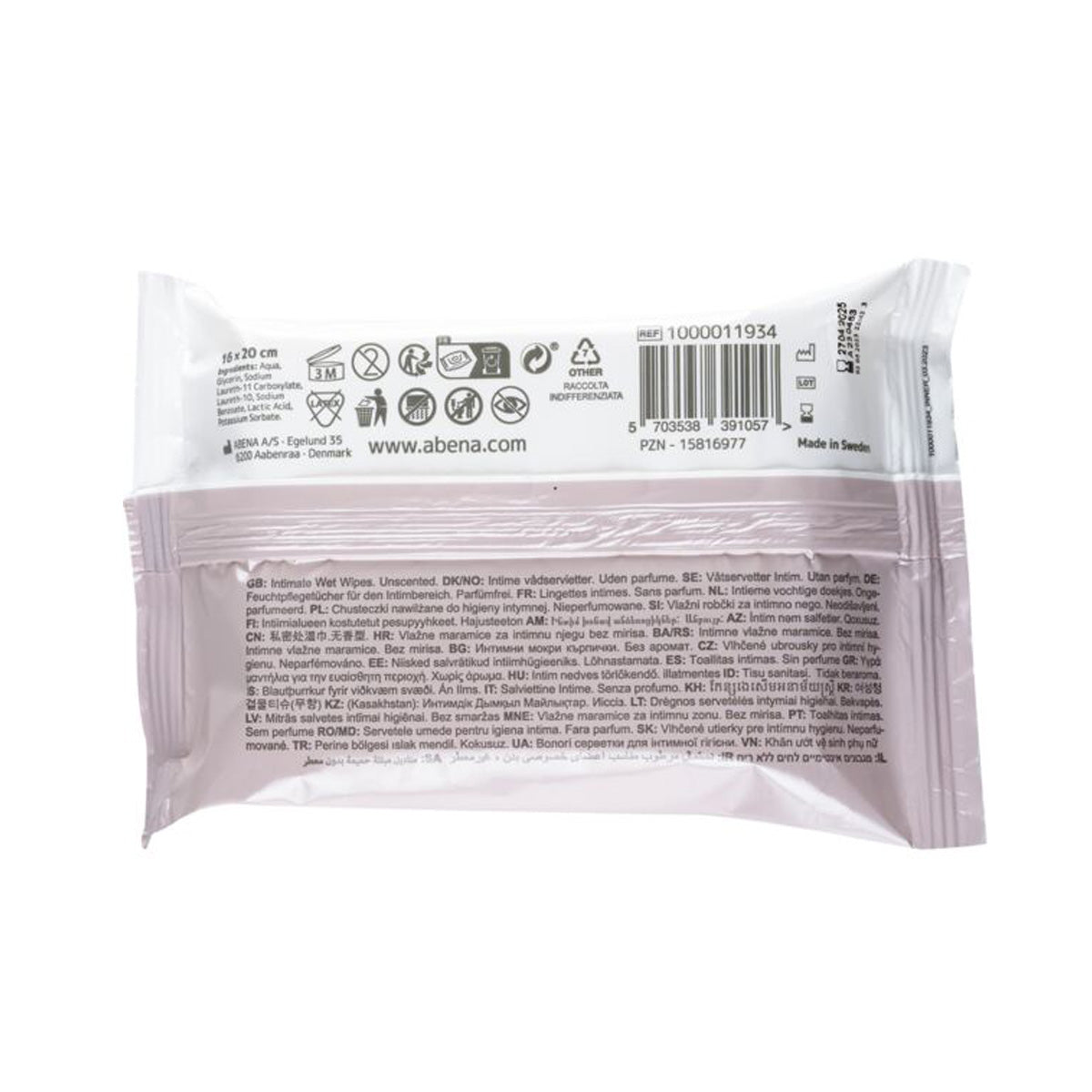 Chusteczki nawilżane do higieny intymnej 20 szt. ABENA