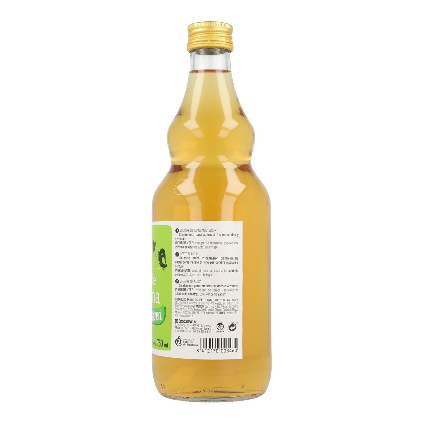Aceto di mele 750 ml Santiveri