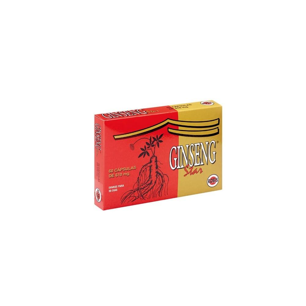 Ginseng Star 610 mg Robis, 60 kapsułek