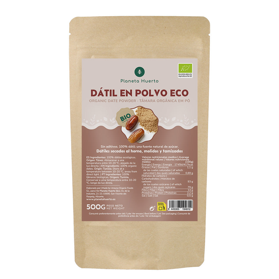 Datteri in polvere Planeta Huerto 500 g