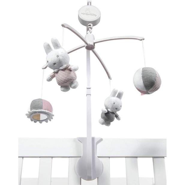 Miffy Pink Baby Rib Carousel