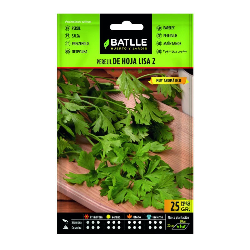 Zaadjes van gladbladige peterselie 2 25 g Batlle