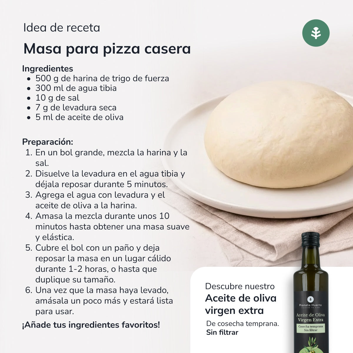 Farina di grano biologico Eco Planeta Huerto 800 g