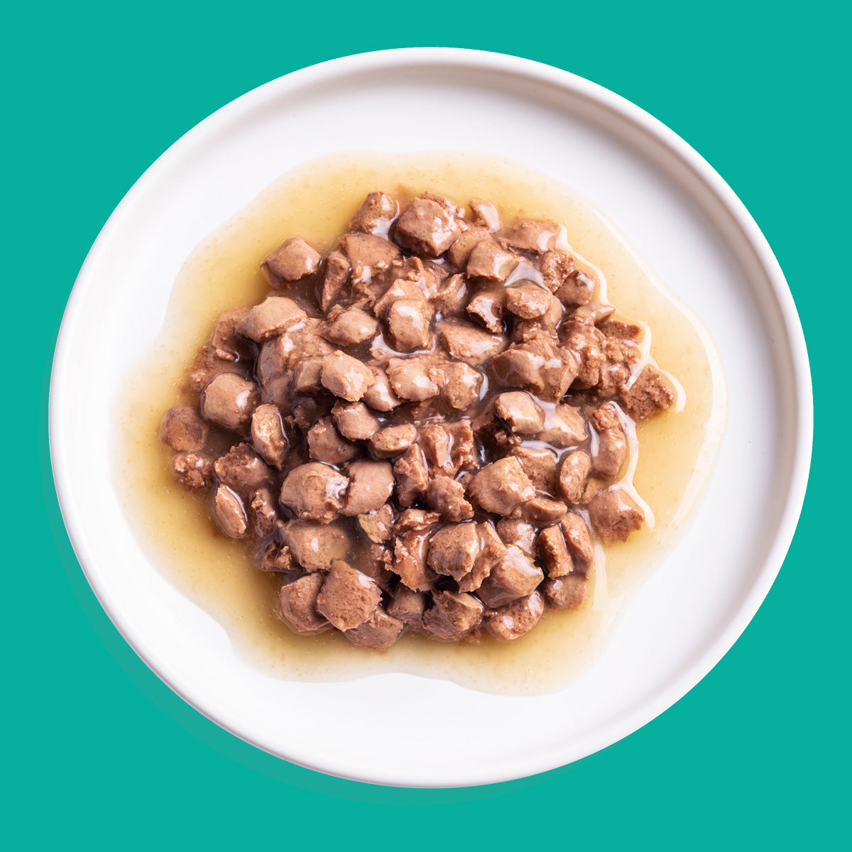 Natvoer voor katten in saus met stukjes kabeljauw en kip Edgard & Cooper 85 g