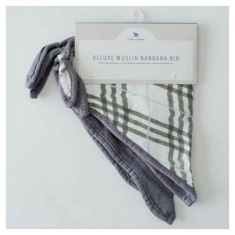 Bamboe slabbetjes Pendleton Plaid 2 stuks Little Unicorn