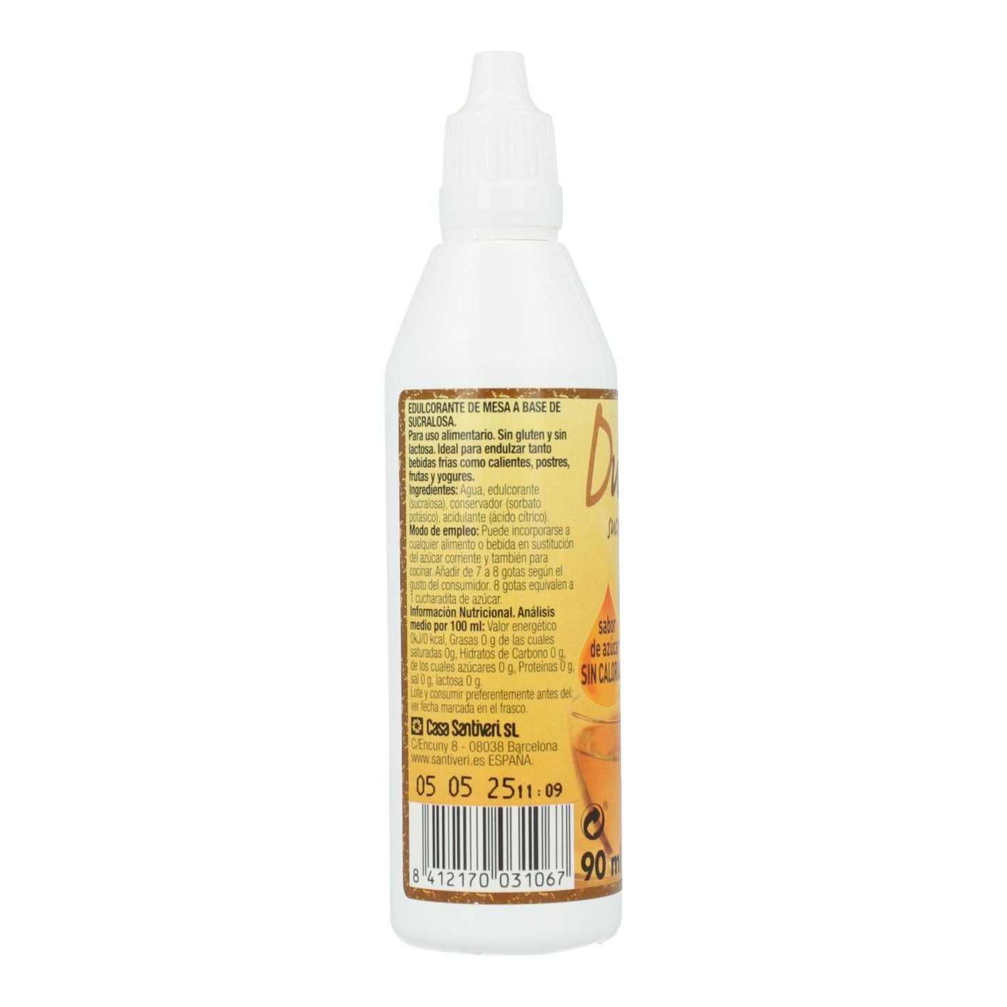 Dulzina (sukralos) flytande Santiveri 90 ml