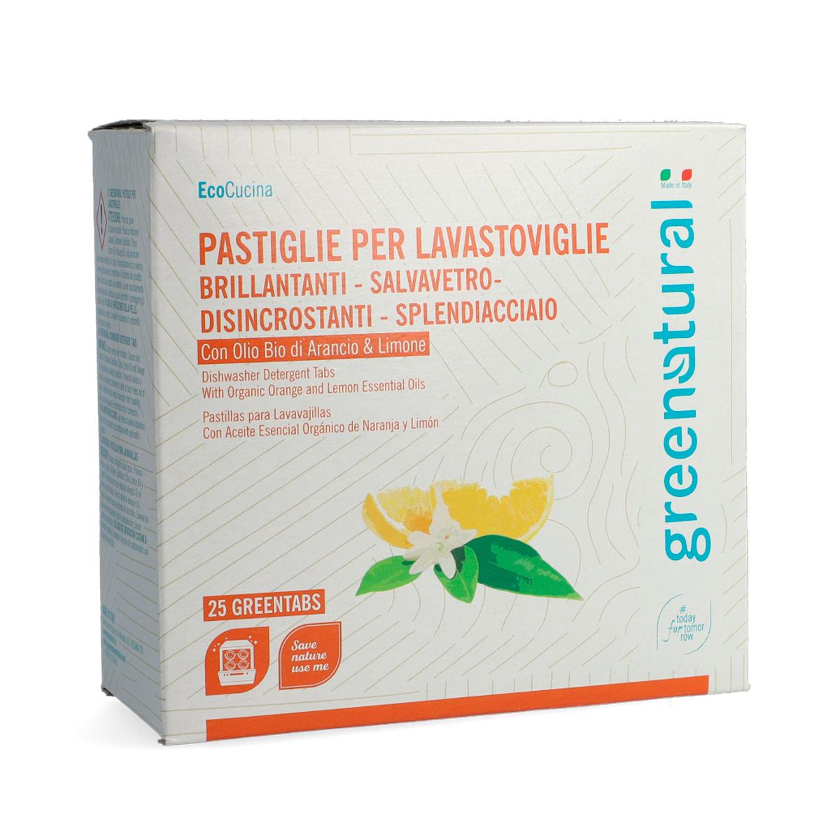 Greentabs lavavajillas Greenatural 25 pastillas