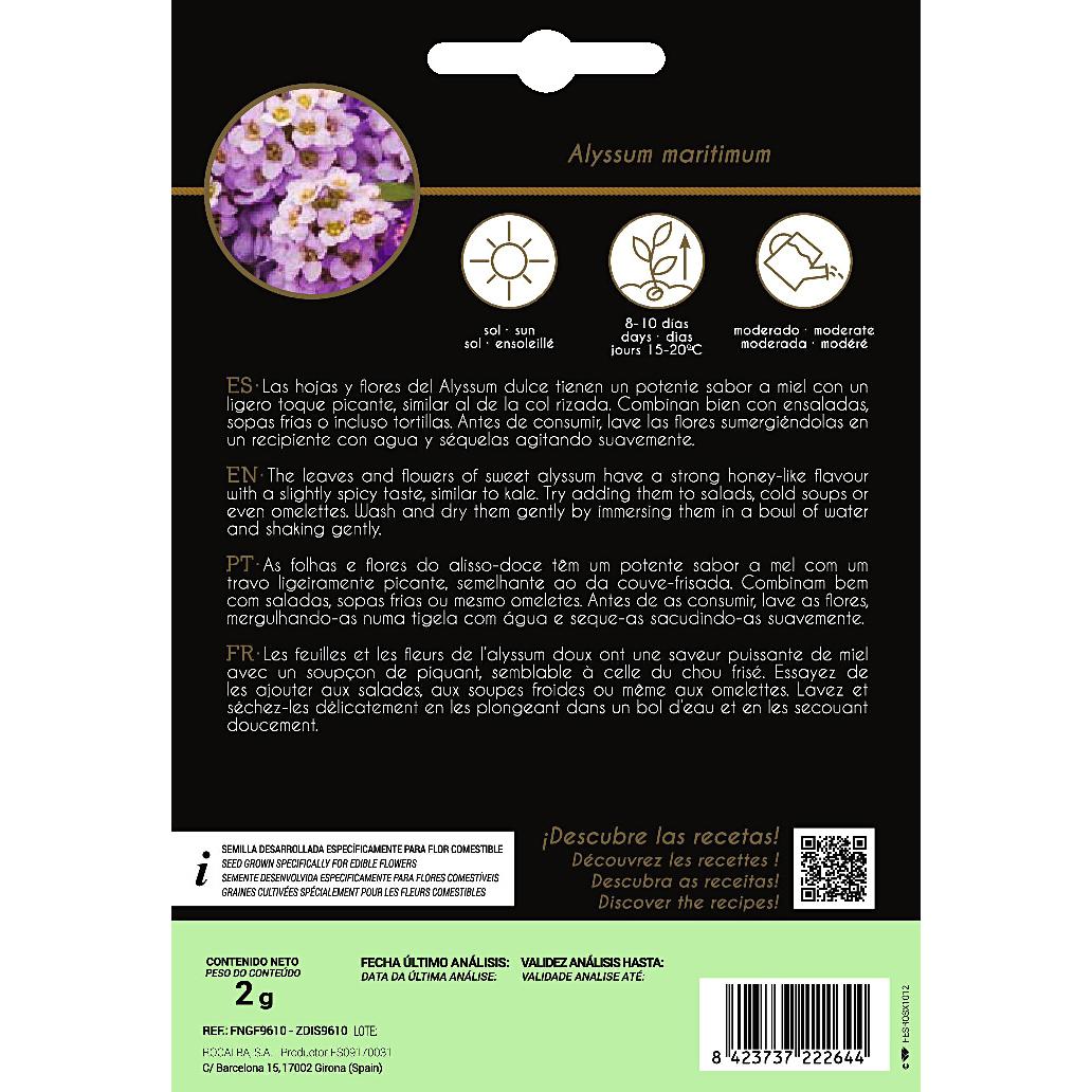 Aliso Rocalba edible flower seeds