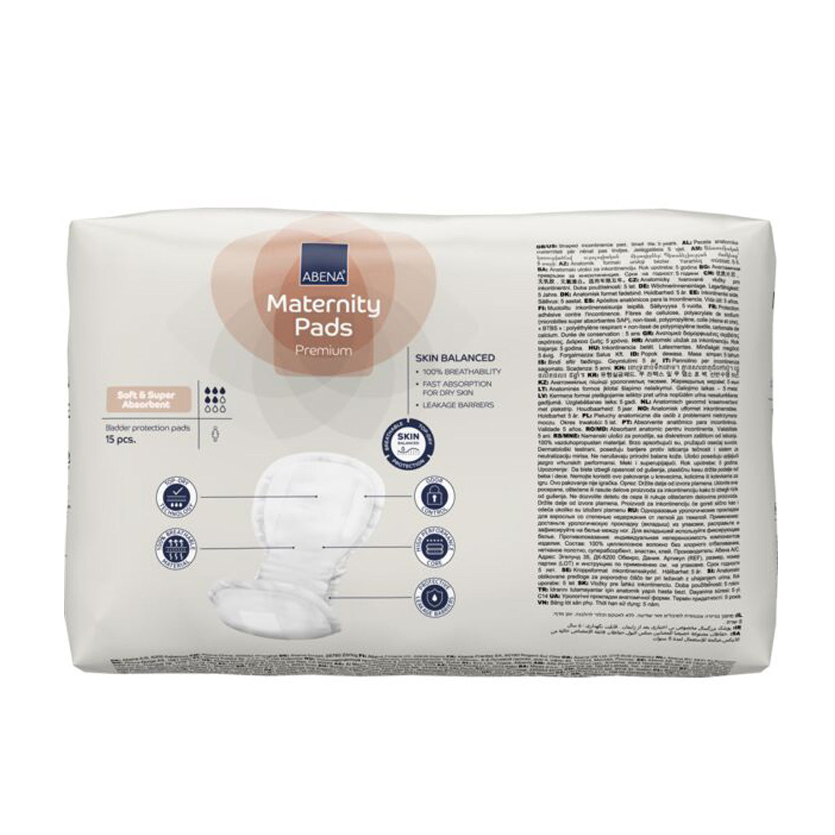 Assorbenti maternità ABENA 15 pezzi