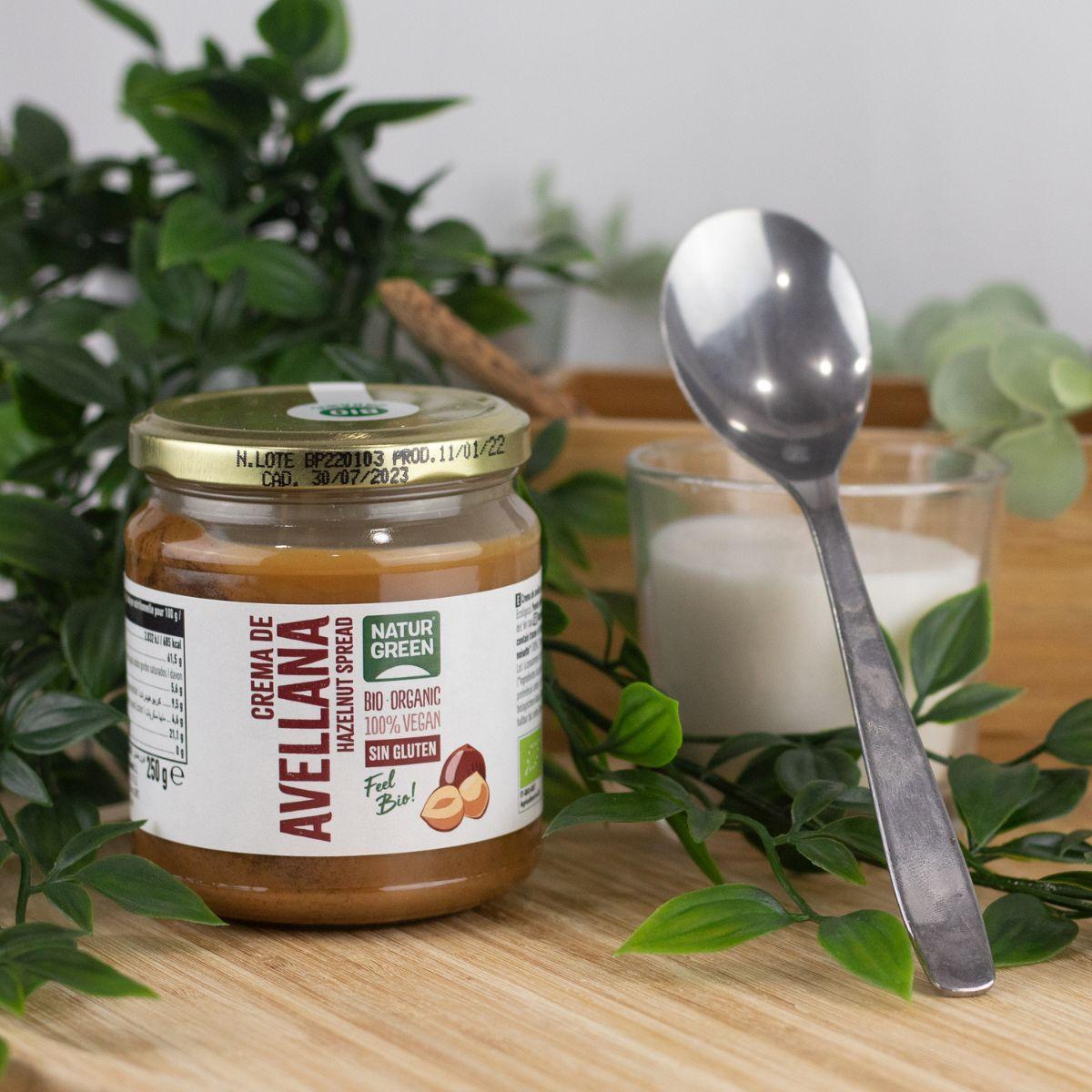 Crème aux noisettes 100 % bio NaturGreen 250 g