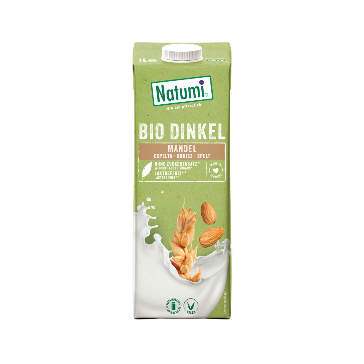 Biologische drank van spelt en amandelen Natumi 1 l
