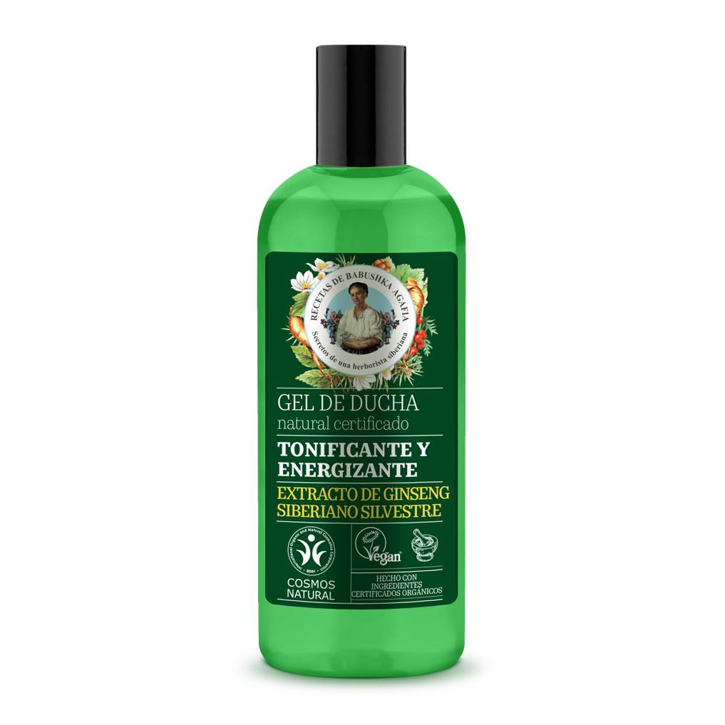 Zertifiziertes natürliches Duschgel, belebend und energiespendend, Agafia Natura Siberica, 260 ml