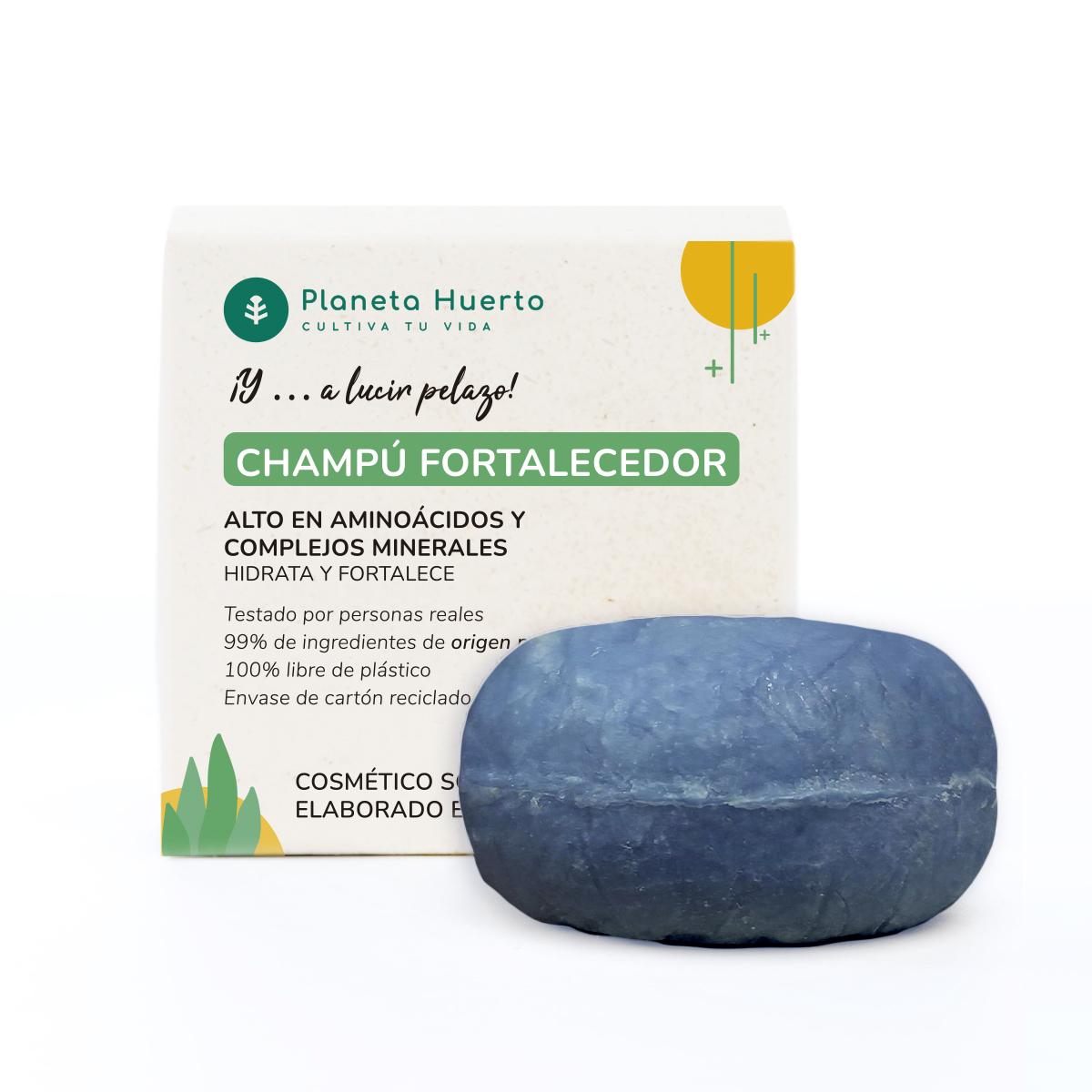 Festes Stärkungsshampoo mit Aminosäuren Planeta Huerto 85 g